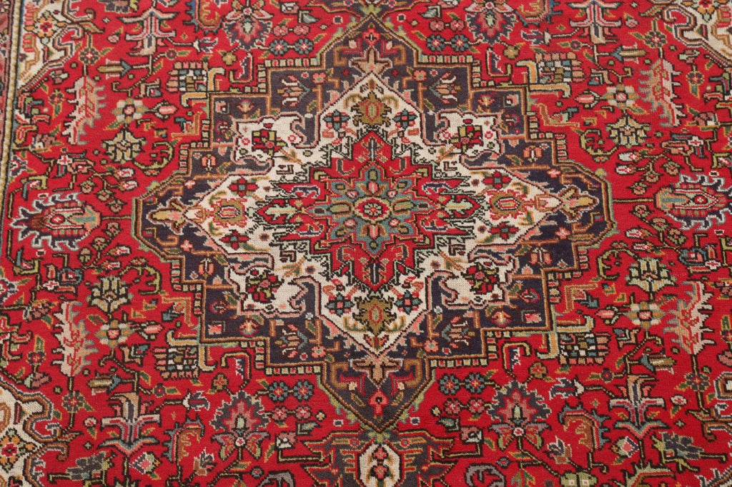 Geometric Tabriz Persian Area Rug 7x10