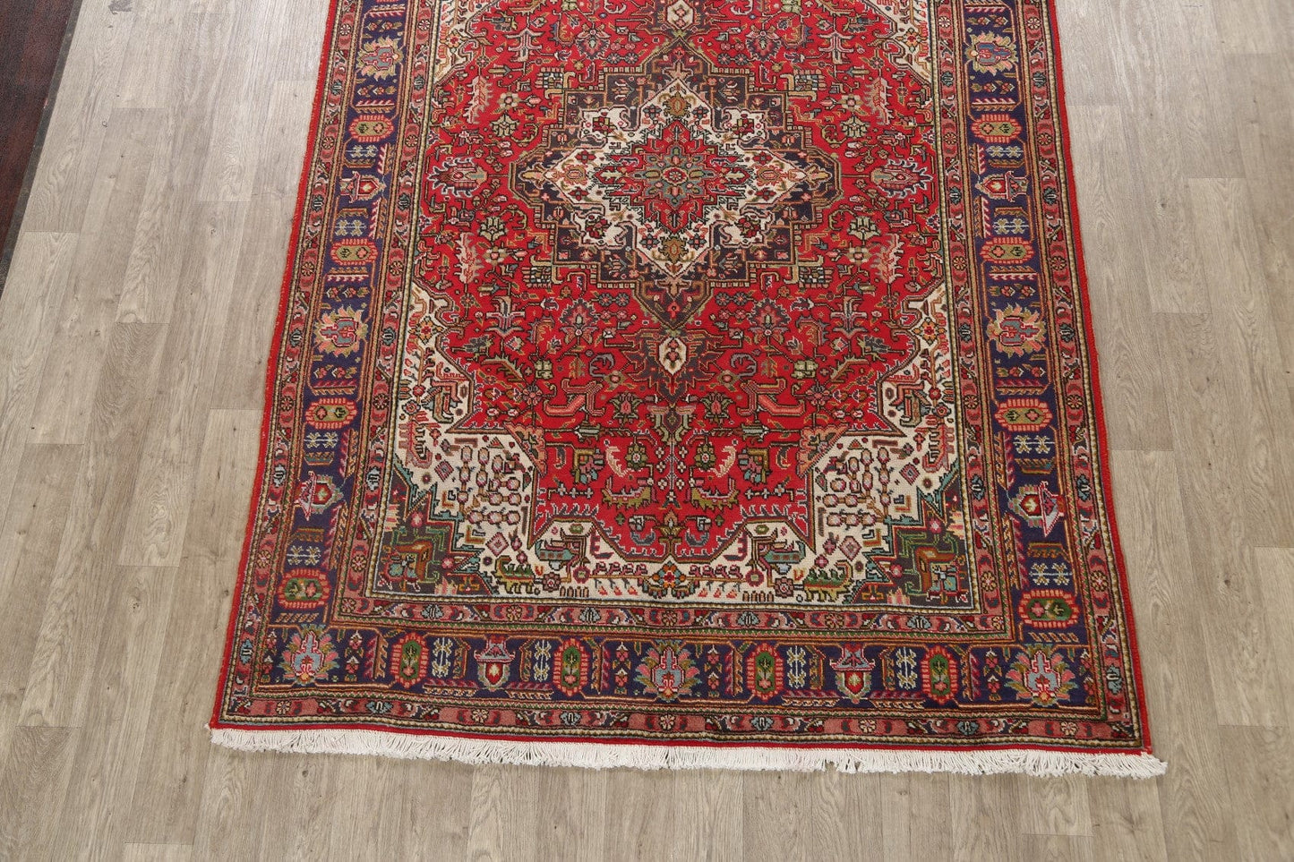 Geometric Tabriz Persian Area Rug 7x10