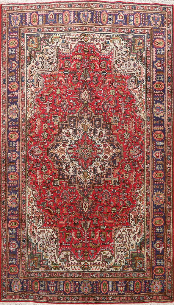 Geometric Tabriz Persian Area Rug 7x10