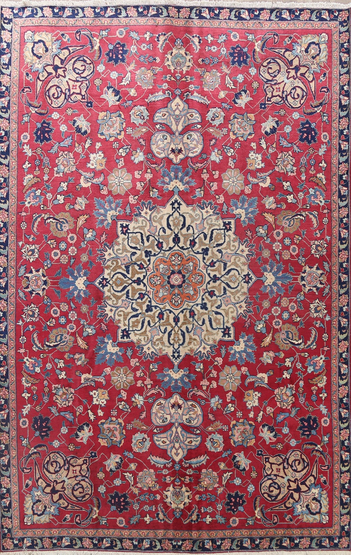 Floral Kashmar Persian Area Rug 7x9