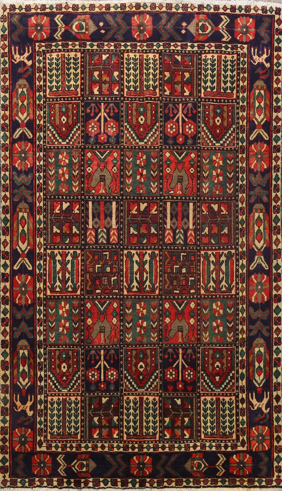 Garden Design Bakhtiari Persian Area Rug 6x10