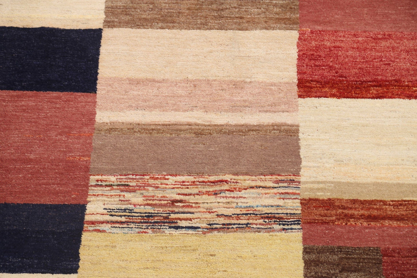 Modern Gabbeh Kashkoli Oriental Area Rug 7x10