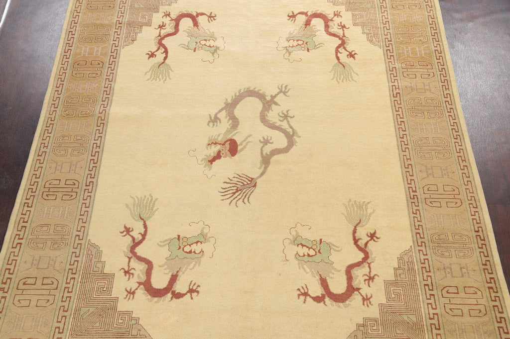 Animal PIctorial Gabbeh Kashkoli Oriental Area Rug 8x11