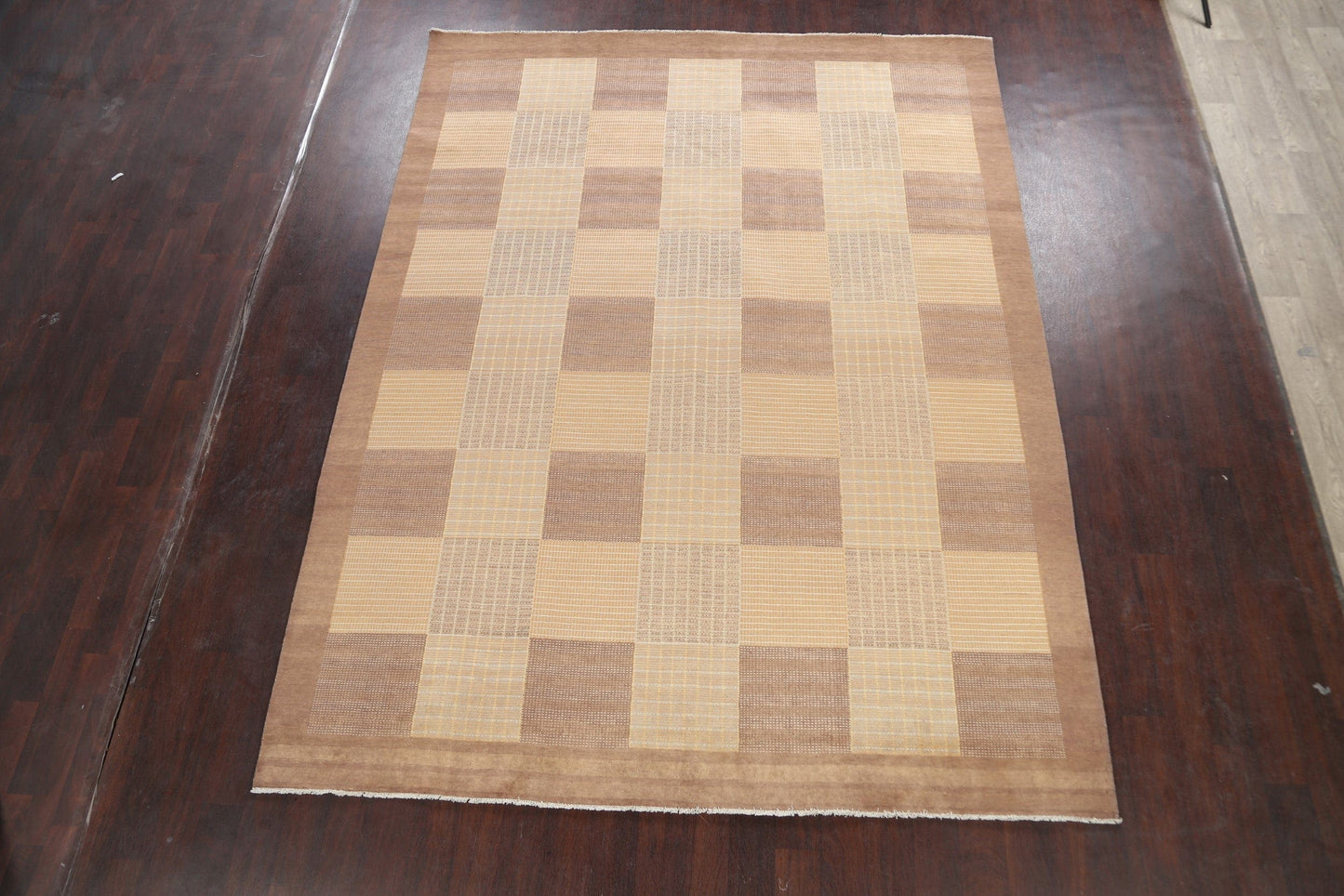 Checkered Gabbeh Kashkoli Oriental Area Rug 8x10