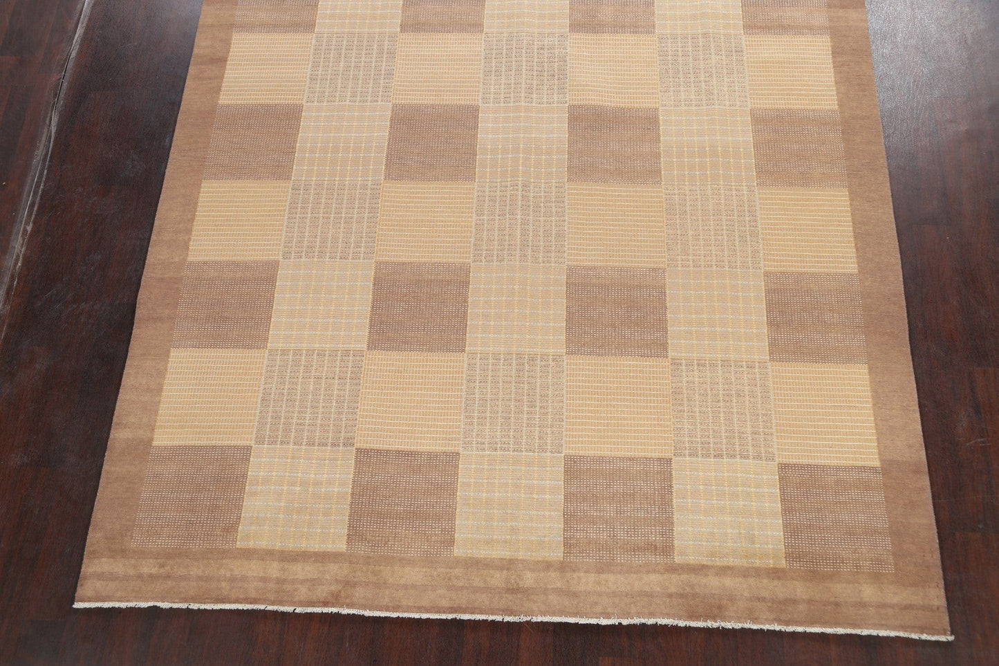 Checkered Gabbeh Kashkoli Oriental Area Rug 8x10