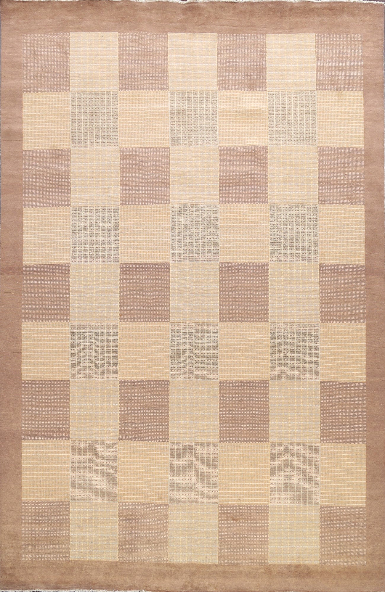 Modern Gabbeh Kashkoli Oriental Area Rug 8x11