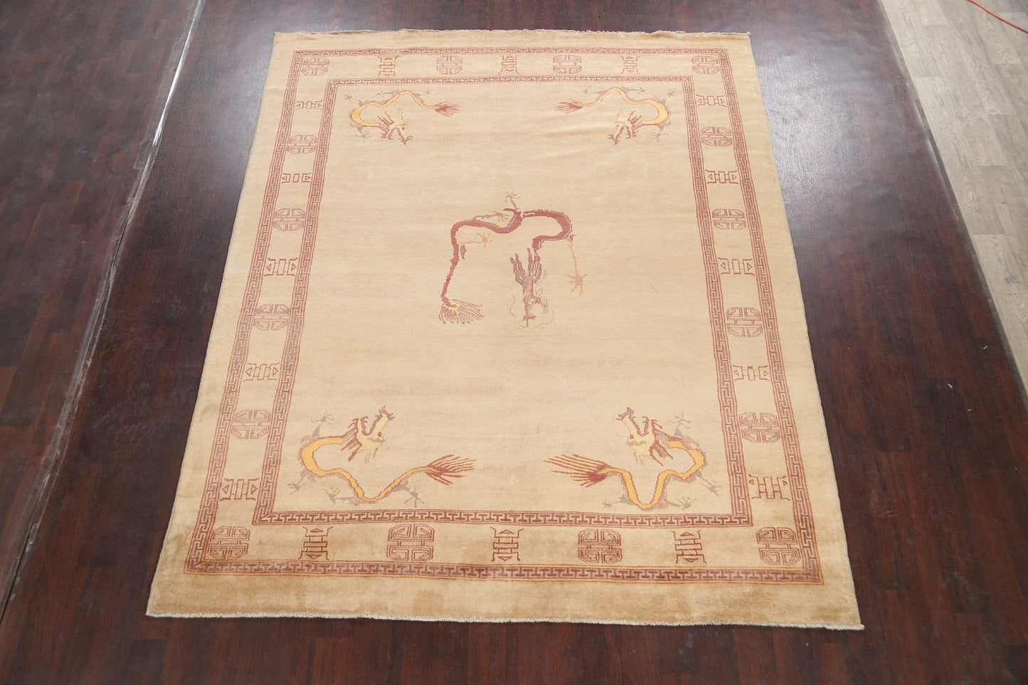 Animal Pictorial Gabbeh Kashkoli Oriental Area Rug 8x10