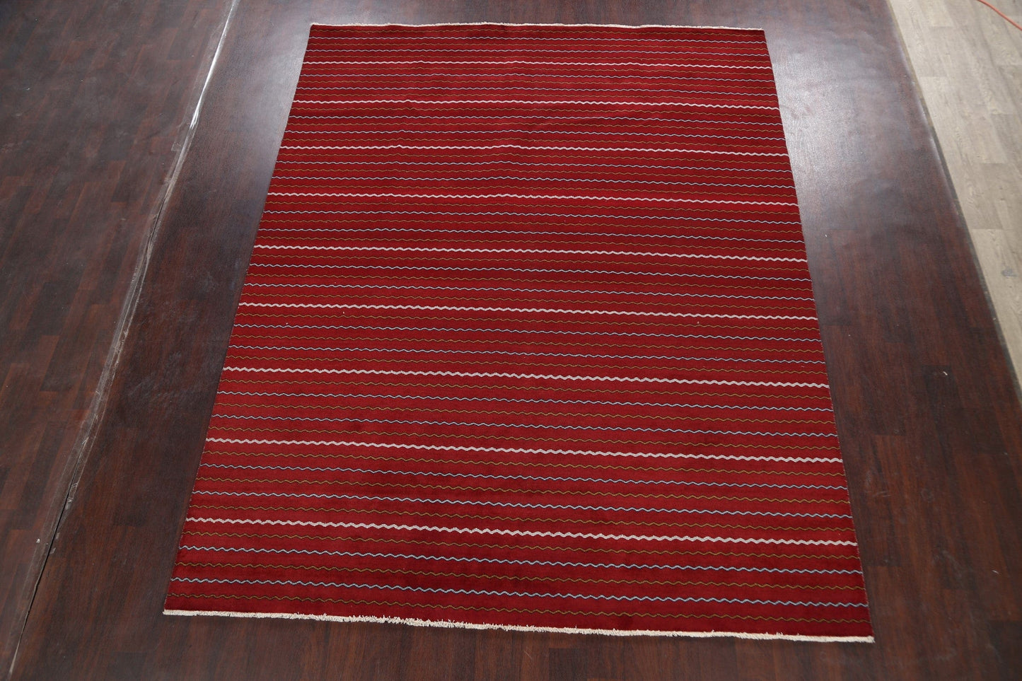 Chevron Gabbeh Kashkoli Oriental Area Rug 8x10