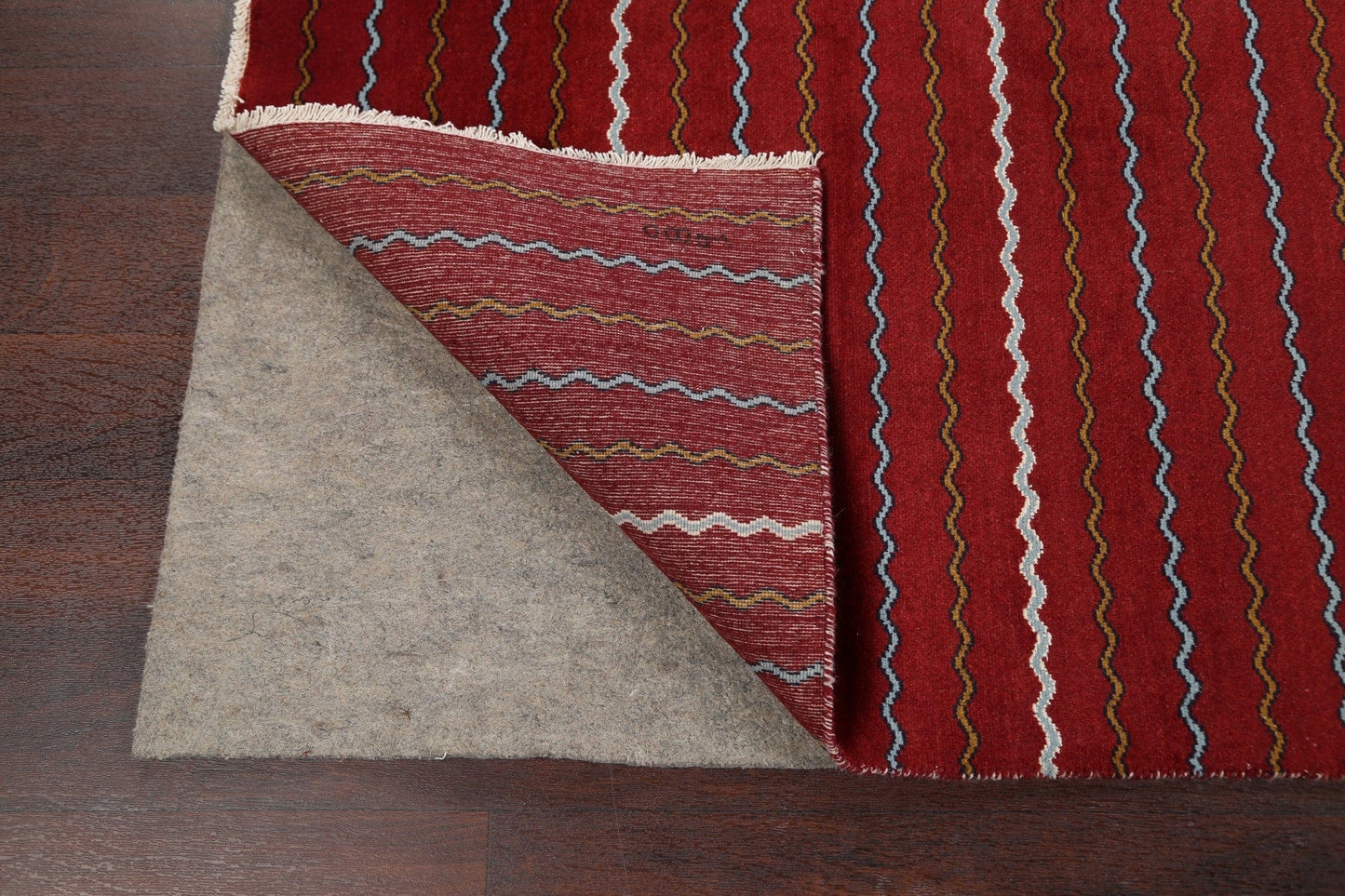 Chevron Gabbeh Kashkoli Oriental Area Rug 8x10