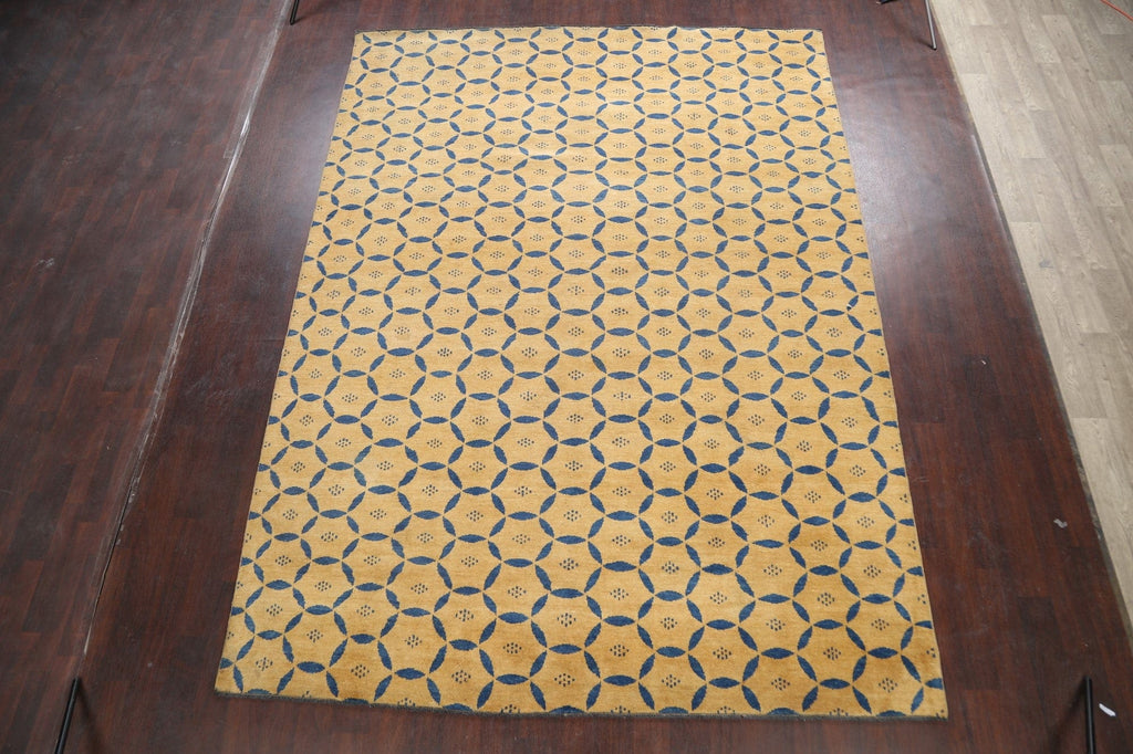 Geometric Gabbeh Kashkoli Oriental Area Rug 8x11