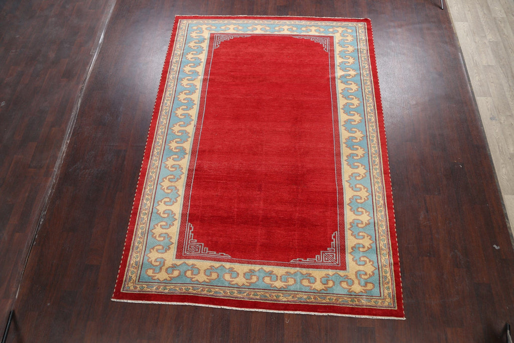 Modern Gabbeh Kashkoli Oriental Area Rug 7x10