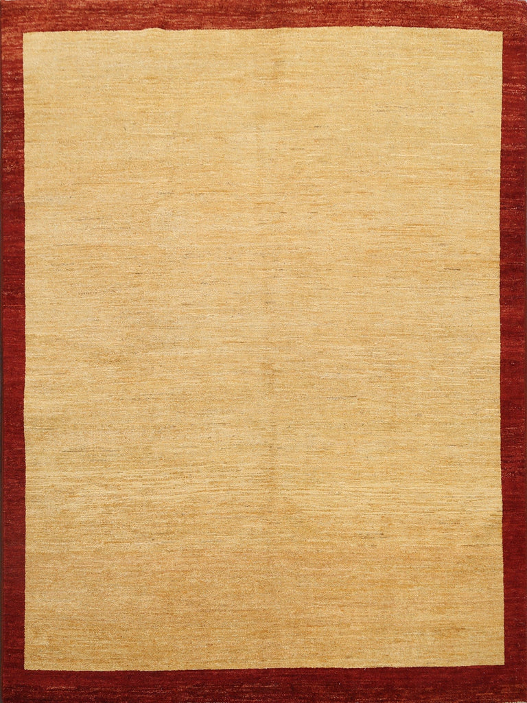 Modern Gabbeh Kashkoli Oriental Area Rug 6x7