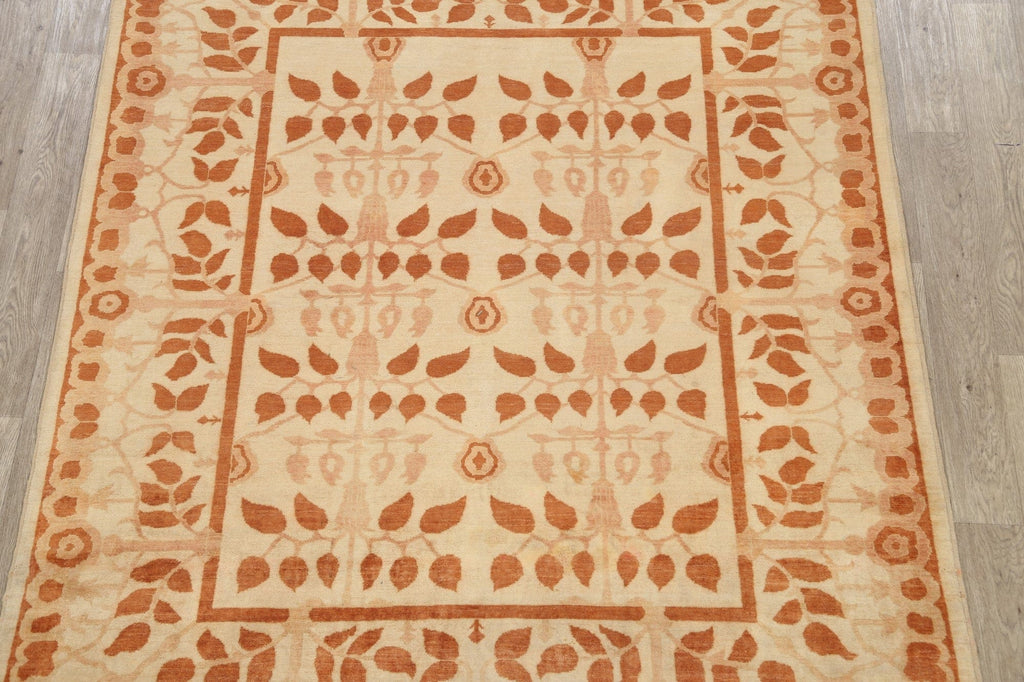 Modern Floral Gabbeh Kashkoli Oriental Area Rug 6x7