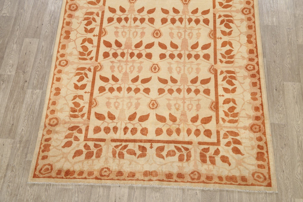 Modern Floral Gabbeh Kashkoli Oriental Area Rug 6x7