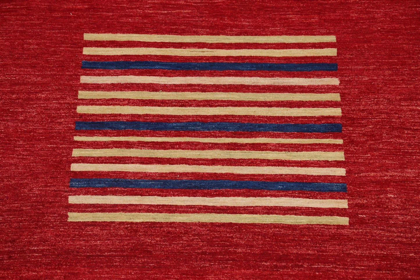 Modern Gabbeh Kashkoli Oriental Area Rug 7x8