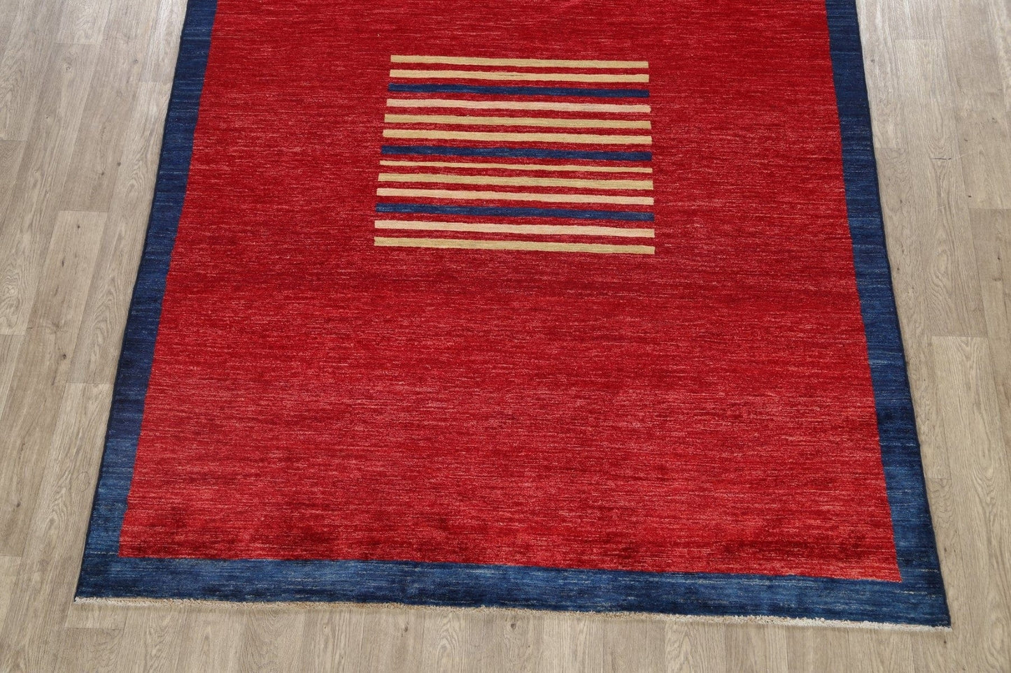 Modern Gabbeh Kashkoli Oriental Area Rug 7x8