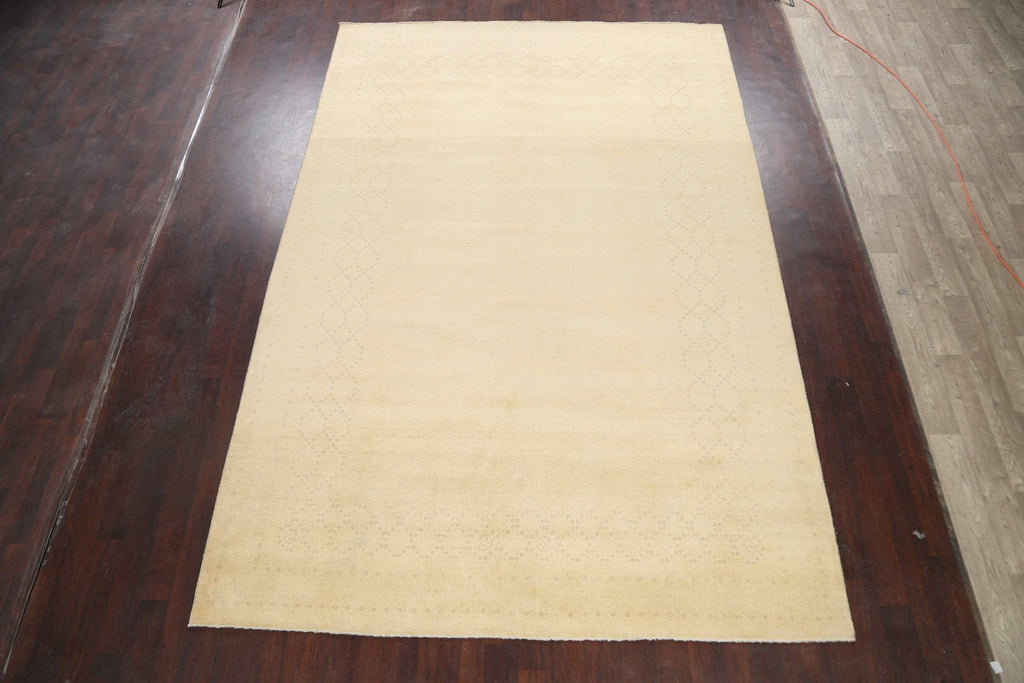 Modern Gabbeh Kashkoli Oriental Area Rug 8x12