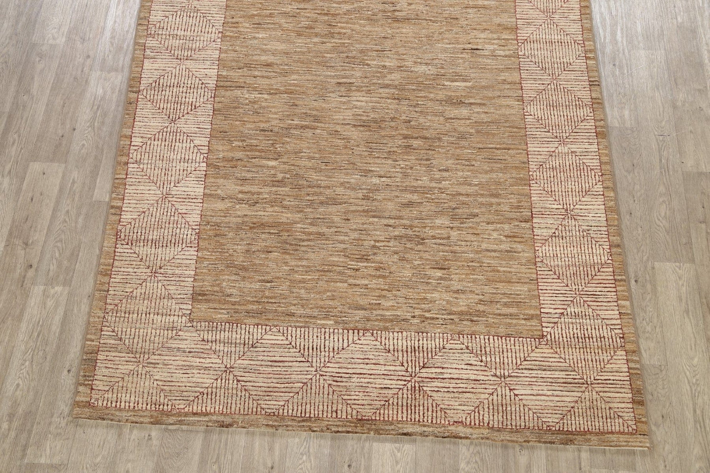 Modern Gabbeh Kashkoli Oriental Area Rug 7x10