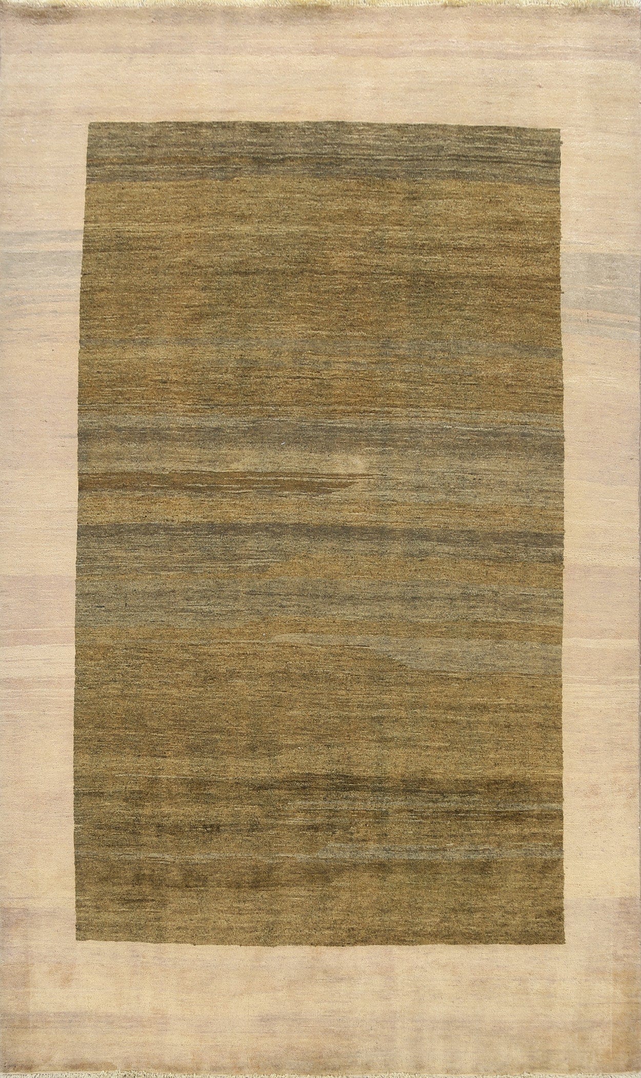 Modern Gabbeh Kashkoli Oriental Area Rug 6x9