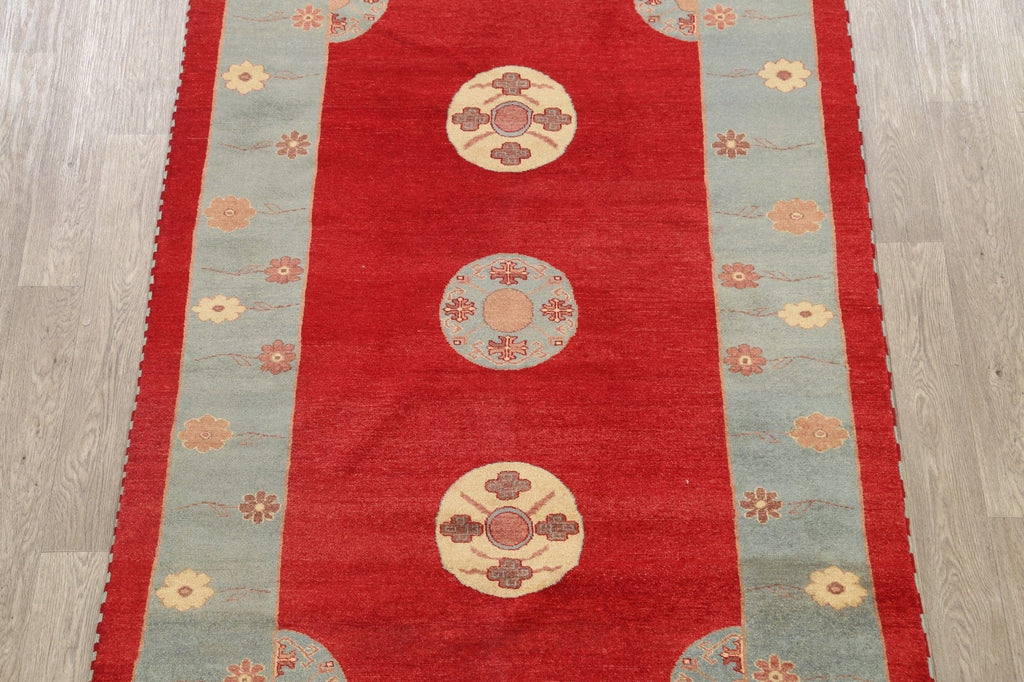 Modern Gabbeh Kashkoli Oriental Area Rug 5x8