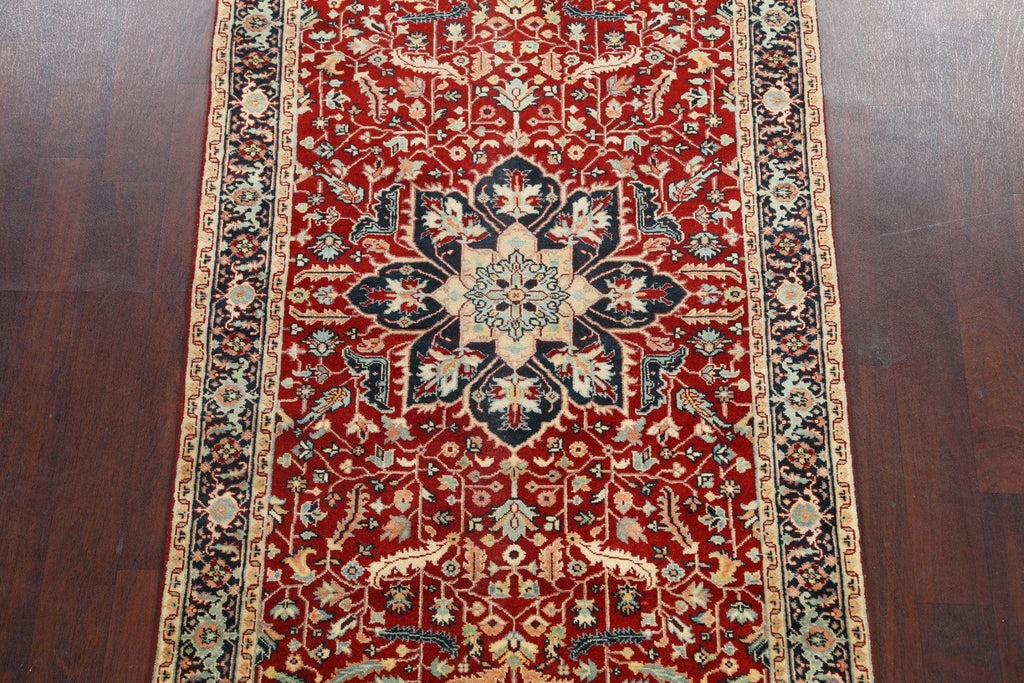 Vegetable Dye Heriz Serapi Oriental Area Rug 4x6