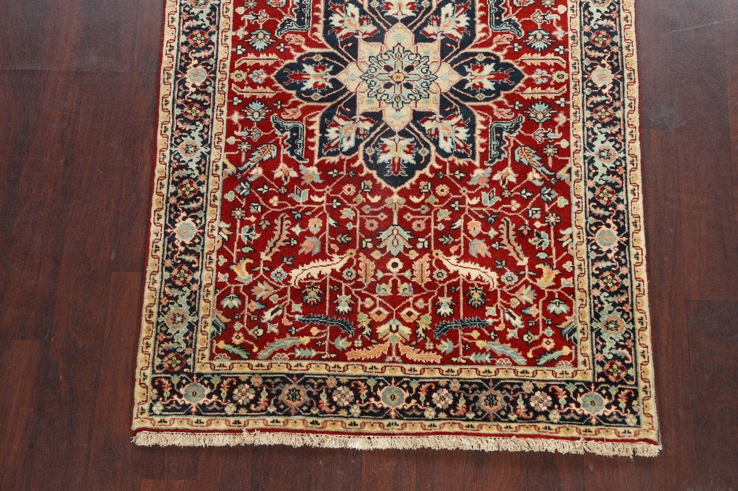 Vegetable Dye Heriz Serapi Oriental Area Rug 4x6