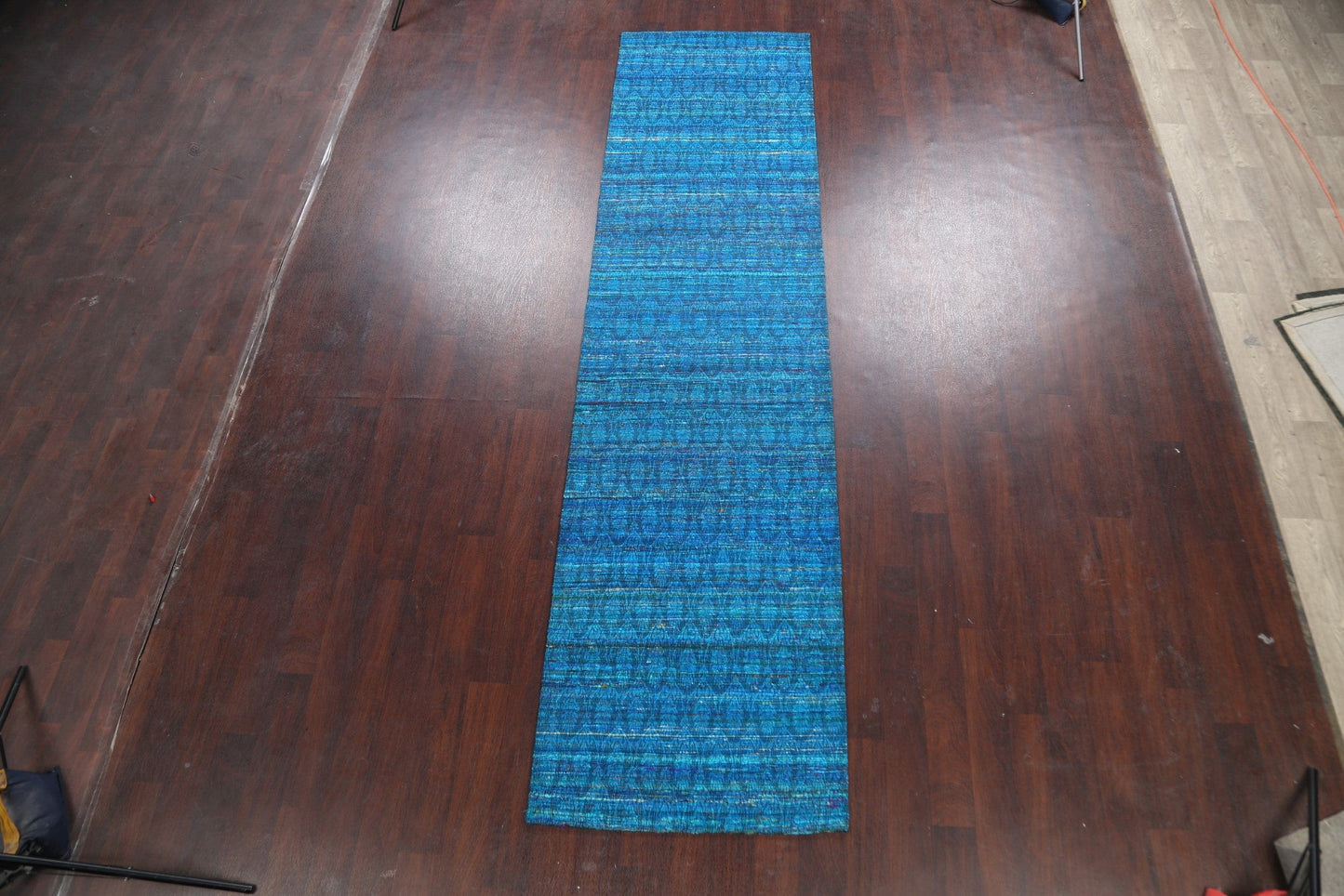 Modern Indian Oriental Runner Rug 3x12