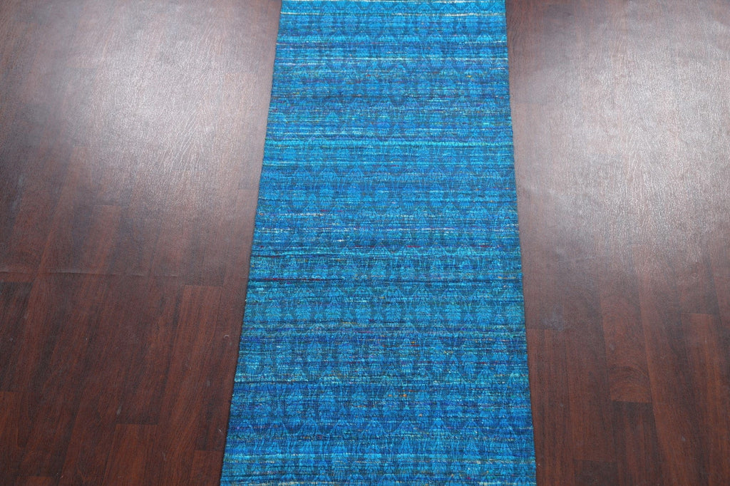 Modern Indian Oriental Runner Rug 3x12