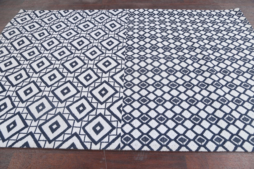 Geometric Modern Oriental Area Rug 6x8