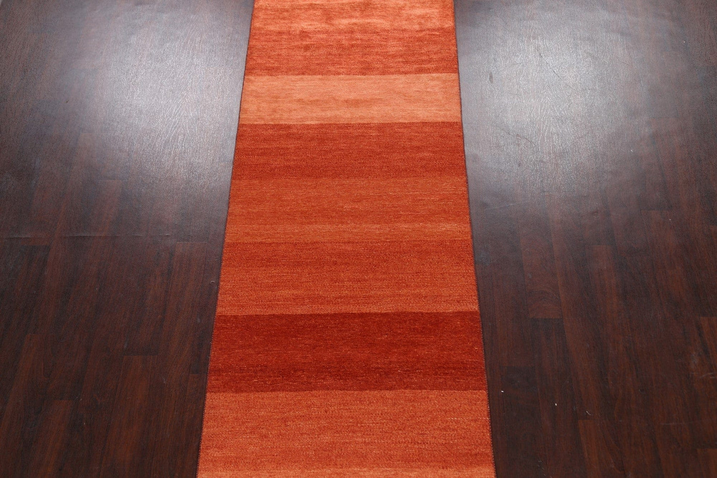 Modern Gabbeh Kashkoli Oriental Runner Rug 3x18