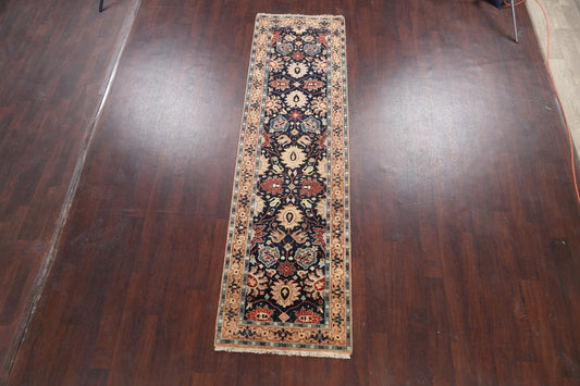 Vegetable Dye Heriz Serapi Oriental Runner Rug 3x10