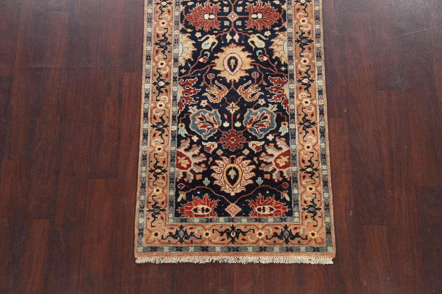 Vegetable Dye Heriz Serapi Oriental Runner Rug 3x10