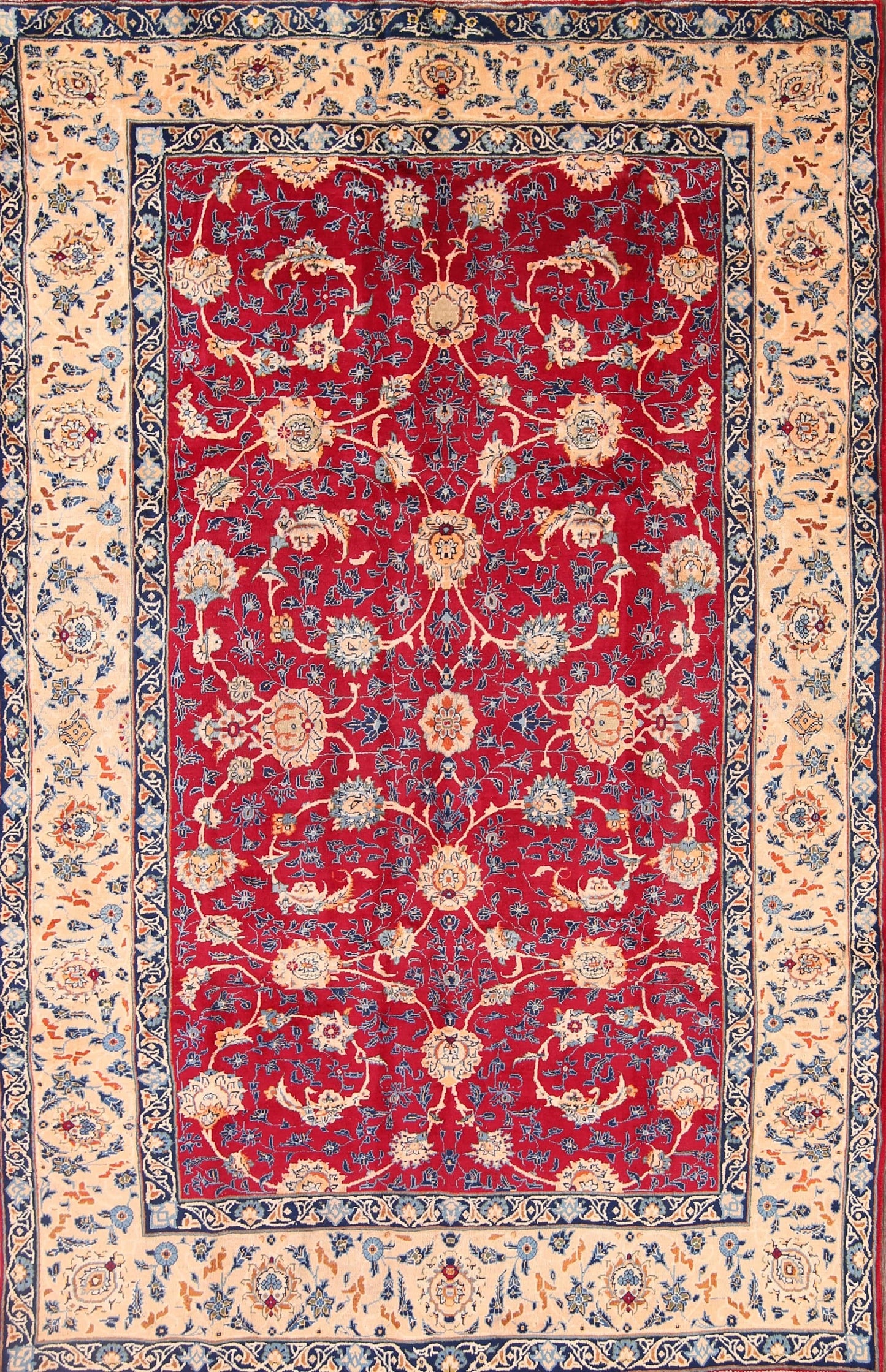 7x10  Isfahan Nain Persian Area Rug