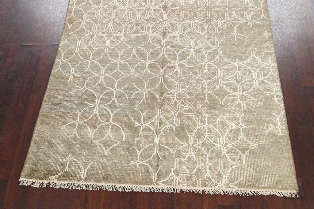 Distressed Modern Oriental Area Rug 5x8