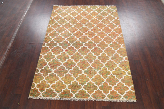 All-Over Modern Oriental Area Rug 5x8