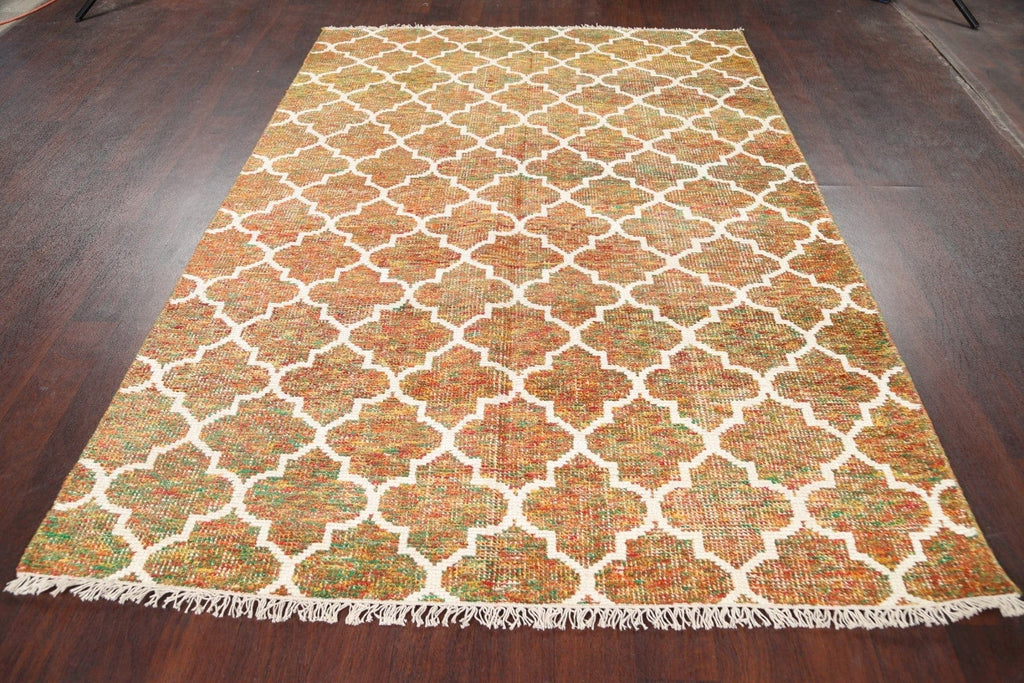 All-Over Modern Oriental Area Rug 5x8