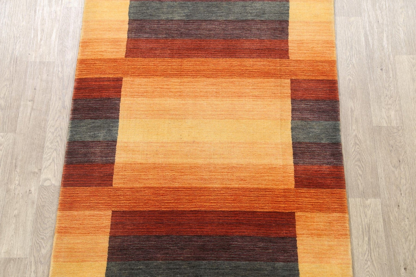 Geometric Gabbeh Lori Oriental Area Rug 4x7