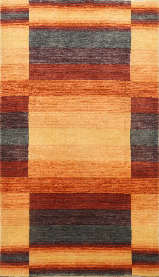 Geometric Gabbeh Lori Oriental Area Rug 4x7