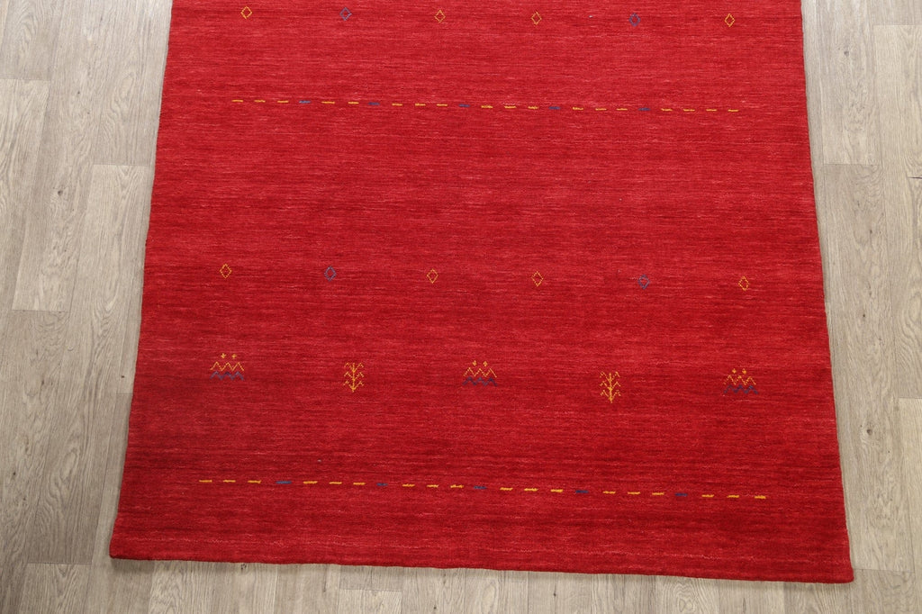 Tribal Gabbeh Lori Oriental Area Rug 6x8