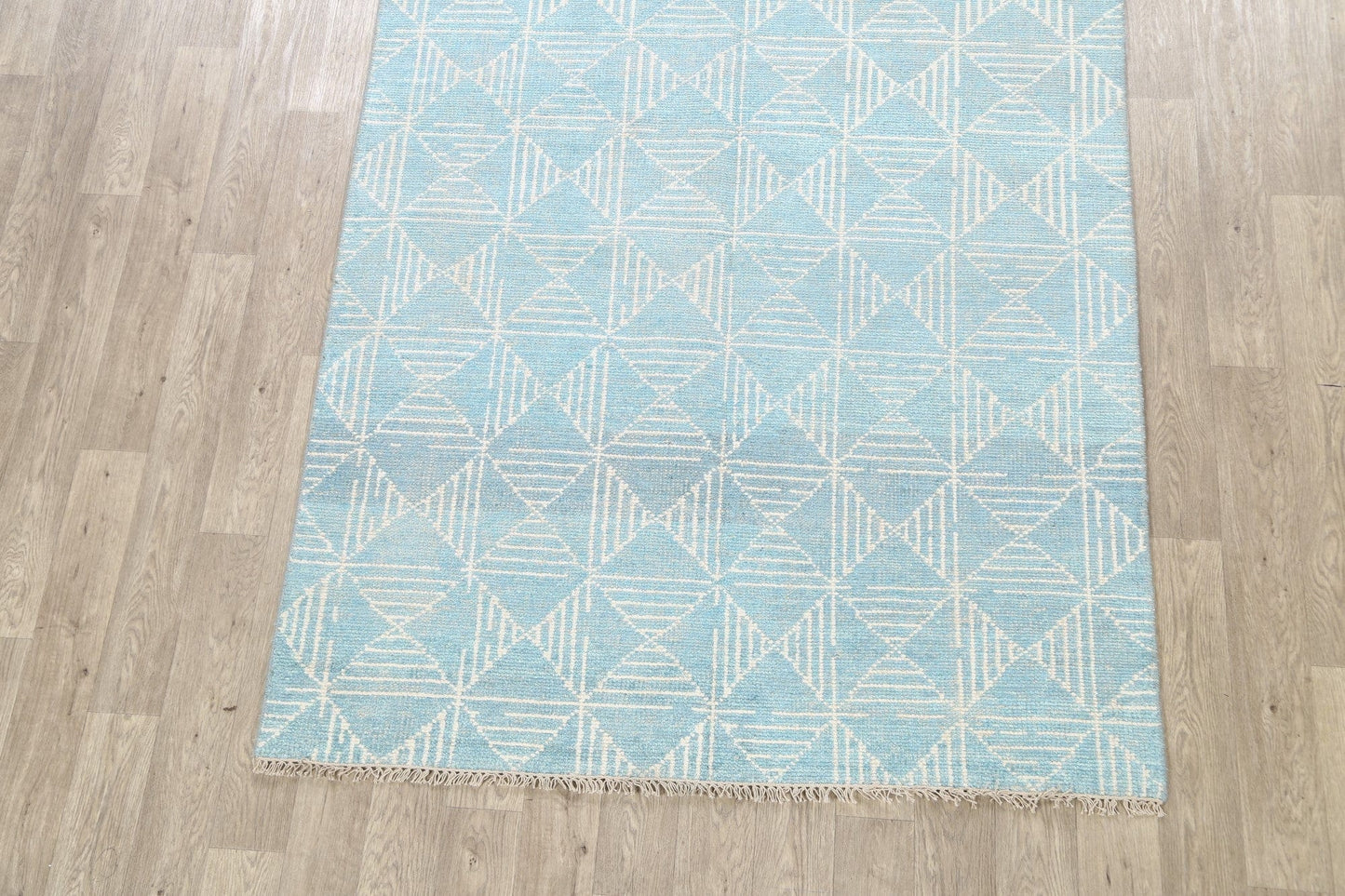 Geometric Modern Oriental Area Rug 6x8