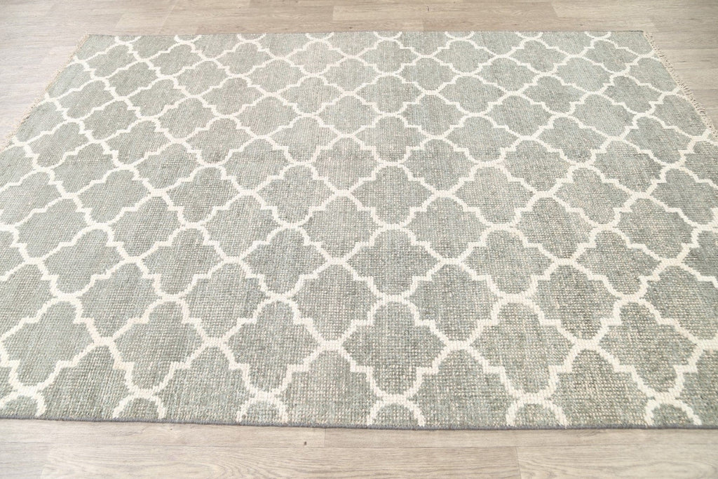 Geometric Modern Oriental Area Rug 6x8