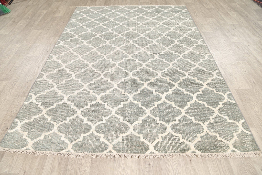 Geometric Modern Oriental Area Rug 6x8