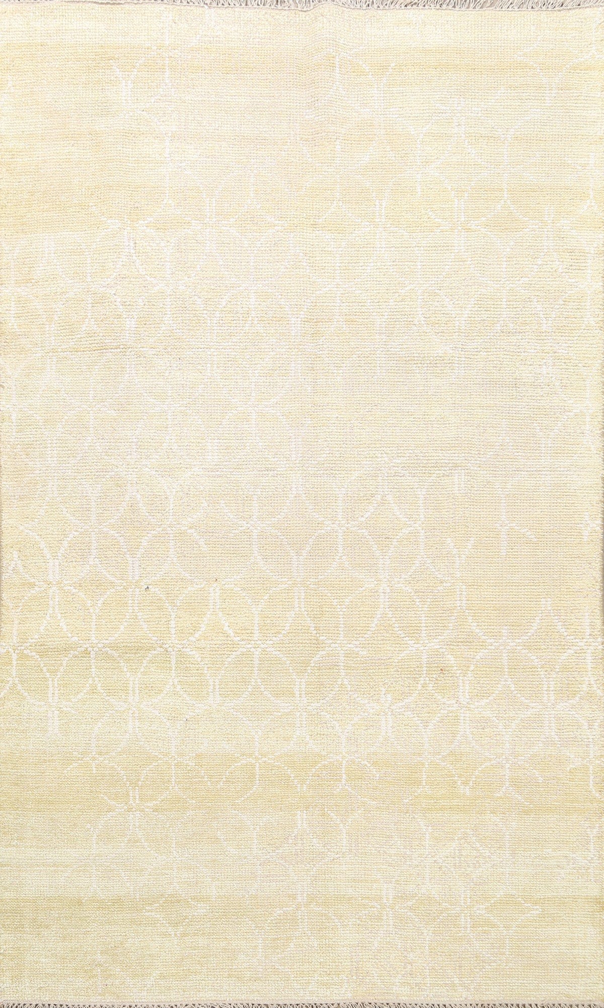 Muted Distressed Modern Oriental Area Rug 5x8