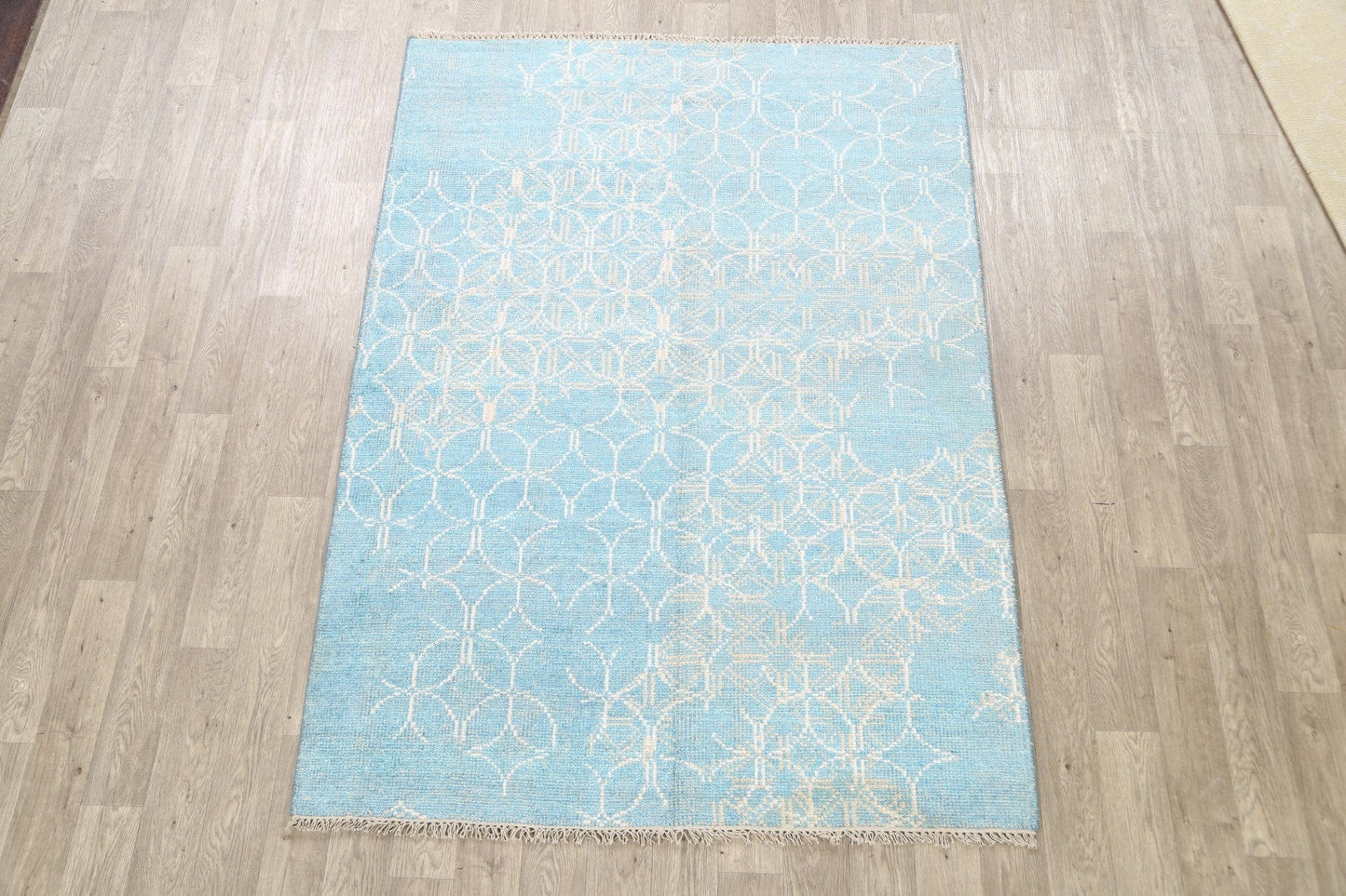 Geometric Modern Oriental Area Rug 6x8