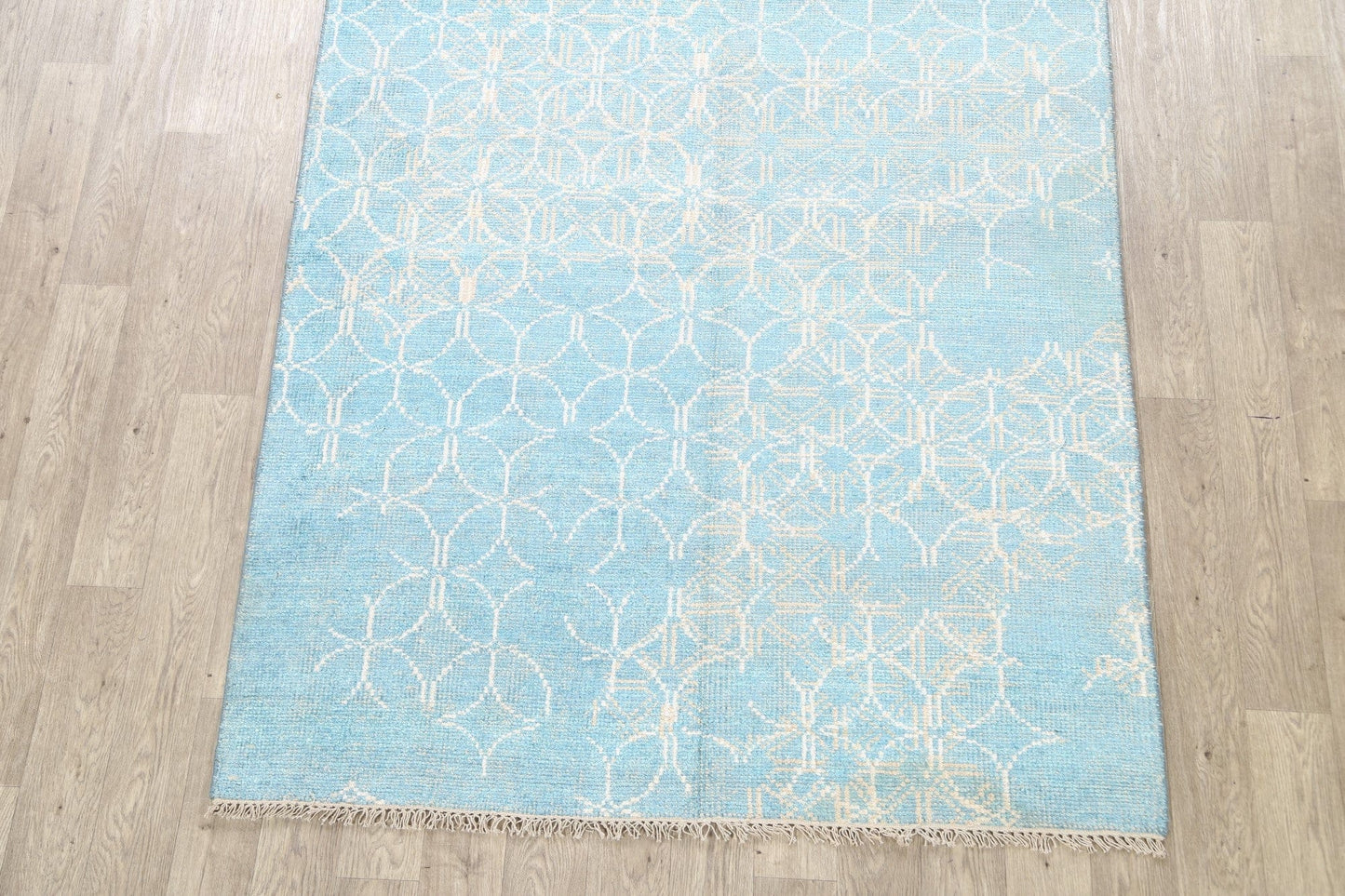 Geometric Modern Oriental Area Rug 6x8