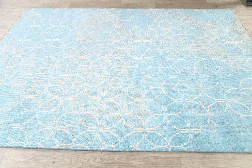 Geometric Modern Oriental Area Rug 6x8