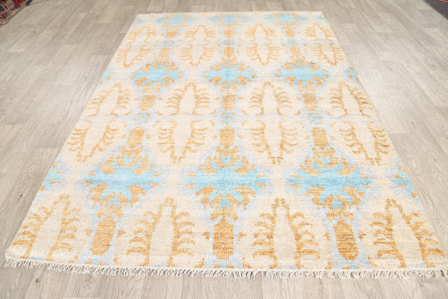 All-Over Modern Oriental Area Rug 6x8