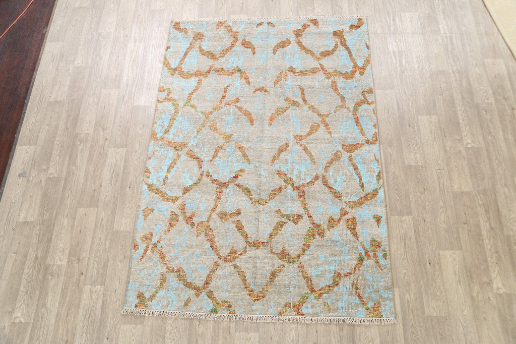 All-Over Modern Oriental Area Rug 6x8