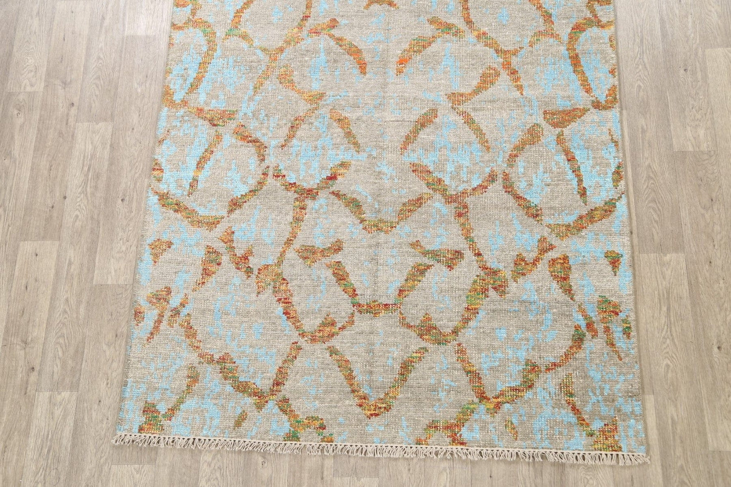 All-Over Modern Oriental Area Rug 6x8