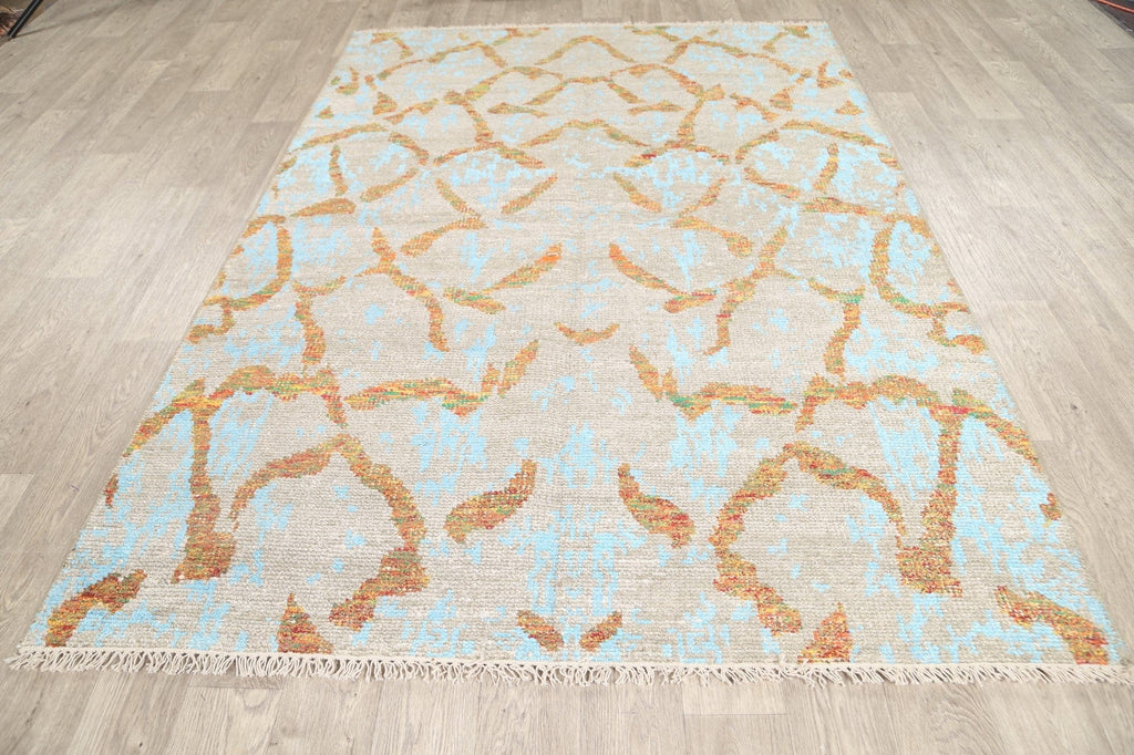 All-Over Modern Oriental Area Rug 6x8